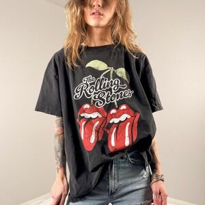 Rolling Stones Band Tee XL | Vintage Style Oversized Rock Tee